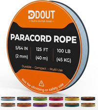 DDOUT 2Mm Paracord,Micro Paracord Rope,Thin Braided Cord Nylon Cord for Crafti