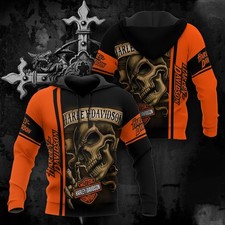 Personalized Harley Racing Davidson 3D Hoodie , Unisex Adults S-5XL