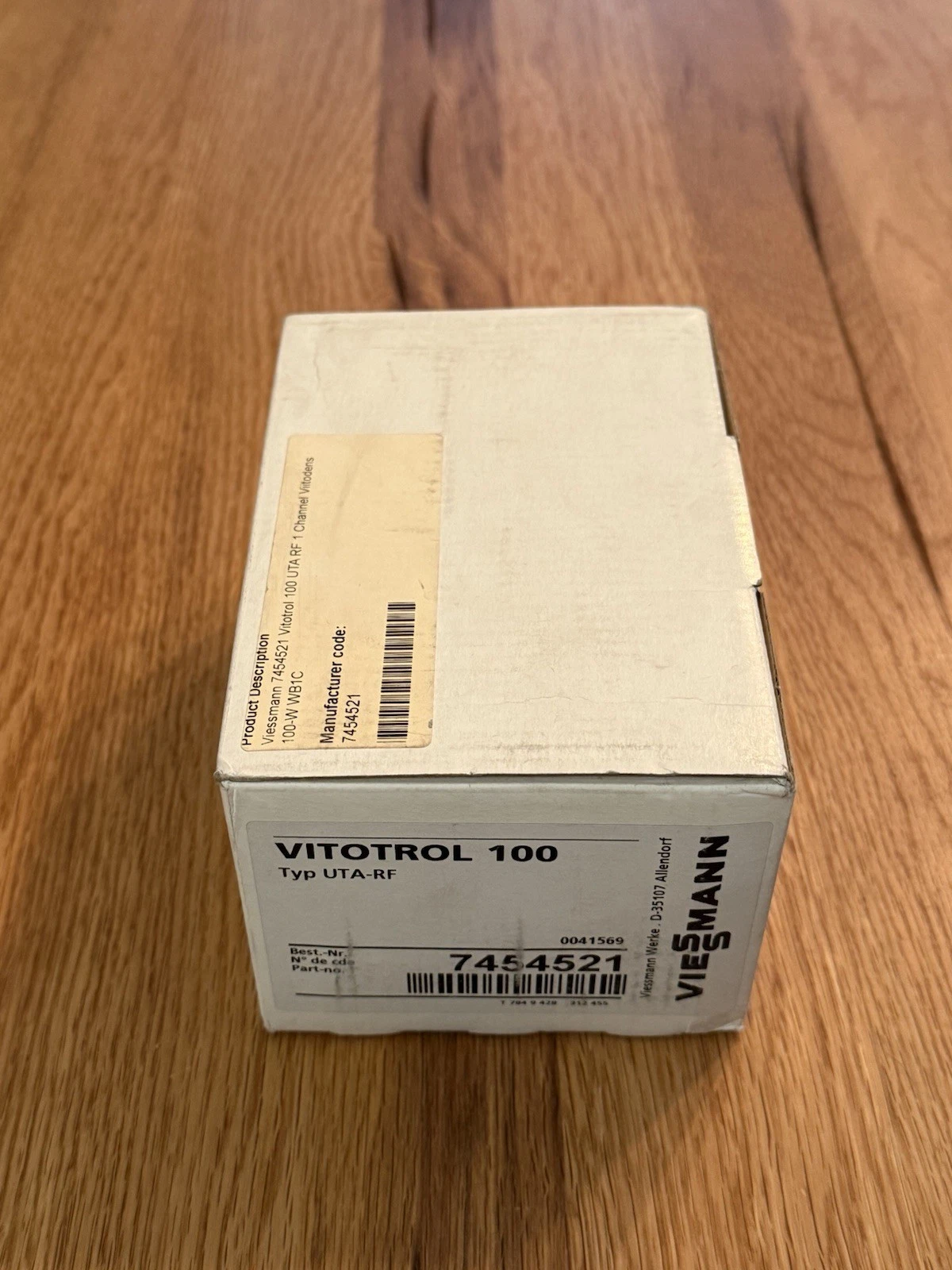 Viessmann 7454521 Vitotrol 100 UTA RF Wireless Room Thermostat & Programmer New 4