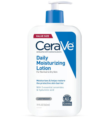 Cerave B07RK4HST7 Daily Moisturizing Lotion 19 Ounce Face & Body Lotion for Dry