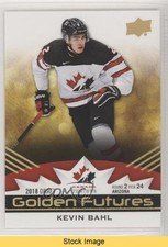 2020-21 Upper Deck Team Canada Juniors Golden Futures Kevin Bahl #GF-5 READ 0no0