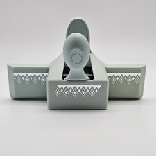 MARTHA STEWART CRAFT DIAMOND BORDER PAPER PUNCH/EMBOSSER SCRAPBOOKING DISC