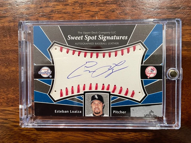 2004 Upper Deck Sweet Spot Signatures Esteban Loaiza Auto #SS-EL