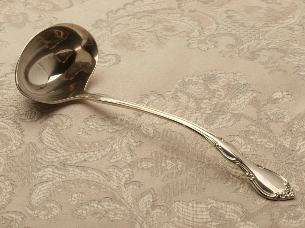 Rose Tiara by Gorham Sterling Silver Cream or Sauce Ladle 5.5"