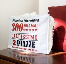 Piumino Invernale Matrimoniale Singolo Piazza e Mezza Piumone Interno Letto