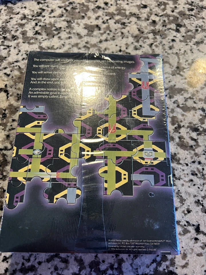 Colecovision - Zenji - UnOpened - Activision - Matthew Hubbard - 1984 - Image 3 of 4