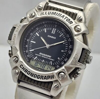 Reloj Casio Montre Casio AnnÃ©e 90 Casio Shadow SHW-102 Ana/Digi