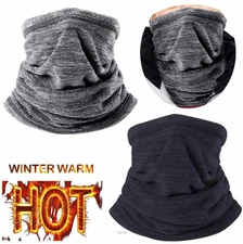 Winter Neck Warmer Gaiter Windproof Fleece Ski Face Mask Cover for Cold Weather