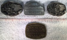Lot Of 4 NRA  Farm belt Buckels, New