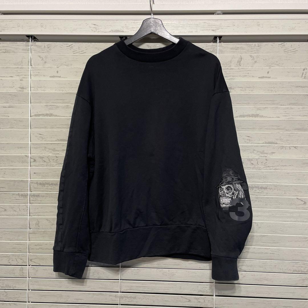 Y-3 Skull Embroidery Sweatshirt