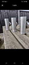 Image of 3xStainless Steel GU10 LED Up-down Wall Lights
