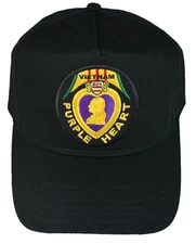 PURPLE HEART VIETNAM VETERAN HAT SOUTH EAST ASIA NAM VET WOUNDED WARRIOR