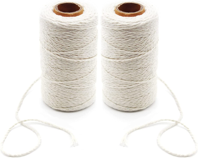 Benvo 656 Feet Cooking Twine Kitchen Cotton String 2Mm Bakers Twine Natural Jute