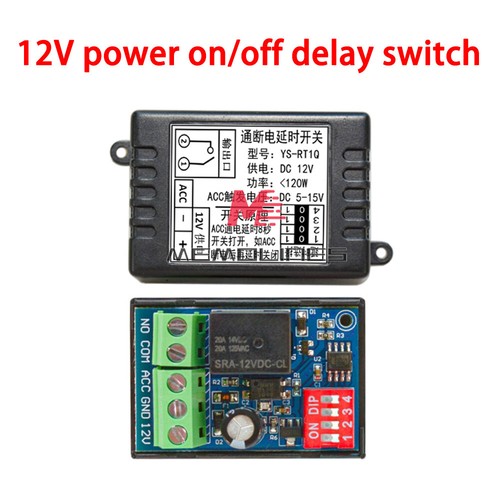 DC12V Car Time Delay Relay Module Trigger Delay On/Off Switch Module -20℃ to 70℃ - Picture 7 of 16