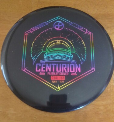 NEW Infinite Discs S-Blend Centurion 171g Rainbow Stamp BLACK