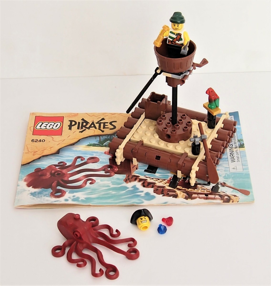 Lego Pirate Sets: 6240 Pirates Kraken Attackin' 6241 Pirate