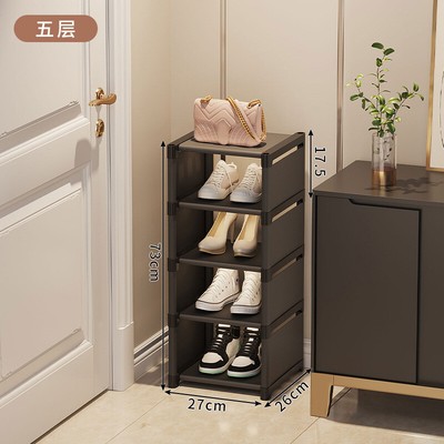 Schuhregal Für Zu Hause Schlankes Kleine Räume Sneaker-Rack Lagerung26*27cm DE