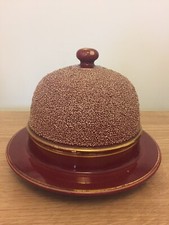 PORTE PUDDING VINTAGE EN CÉRAMIQUE ET COUVERCLE