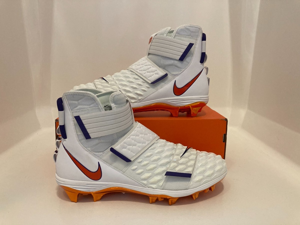 NIKE Force Savage Elite TD 2 Football Cleats Mens 16 Orange White‎ Clemson Sz 15 Men - Nike Force Savage Elite 2 TD Clemson Tigers PE  main image 2