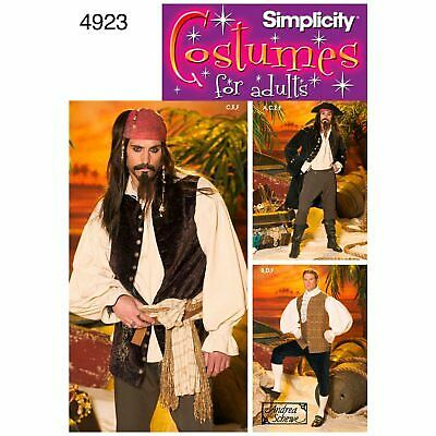 Vest 36-48 Pirate /& Casanova Costumes Sewing Pattern~Coat Burda 2459 Pants