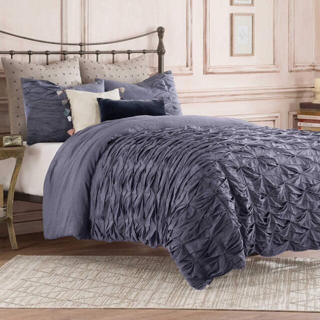 Anthology Twin Duvet Cover Kendall, Indigo Collection Duvet Cover