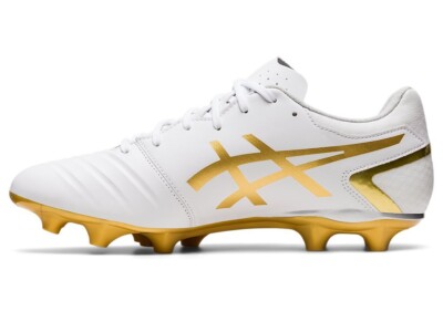 asics DS LIGHT CLUB+WIDE ホワイト/ゴールド 27.5 アシックス DSライト CLUB WIDE asics 【サッカー・フットサル
