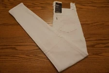 NWT WOMEN'S LEVI JEANS 721 Multiple Sizes High Rise Skinny Stretch White Premium