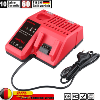 M12-18C For Milwaukee 12-18V Rapid Charger M12 M18 48-11-1850 Li-ion Ladegerät