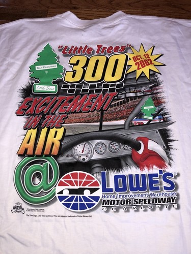 Vtg Lowes 2002 Charlotte Motor Speedway Race Shirt XL Kerry Earnhardt Signed - Picture 4 of 5