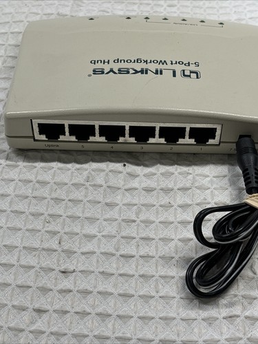 LINKSYS 5 Port Workgroup Hub | EW5HUB | USED | TESTED - Picture 8 of 9