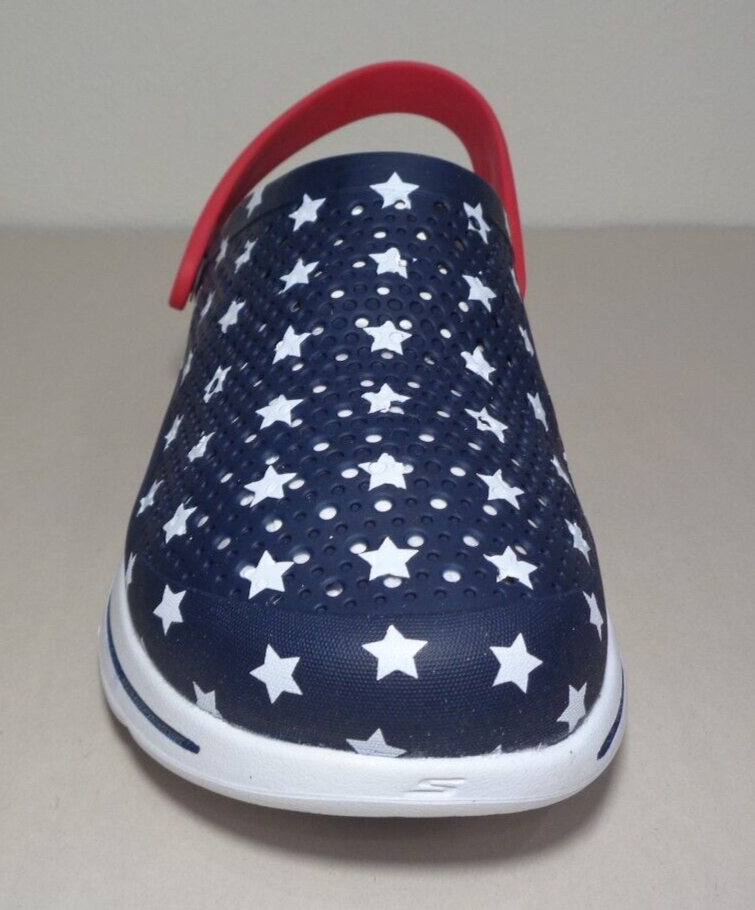 Skechers Size 11 M FOAMIES GO WALK 5 STARS AND STRIPES Clogs  display picture 3