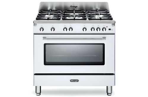 DELONGHI MGV965WXED2 CUCINA PIANO COTTURA FORNO 90X60 5 BRUCIATORI BIANCO |  eBay