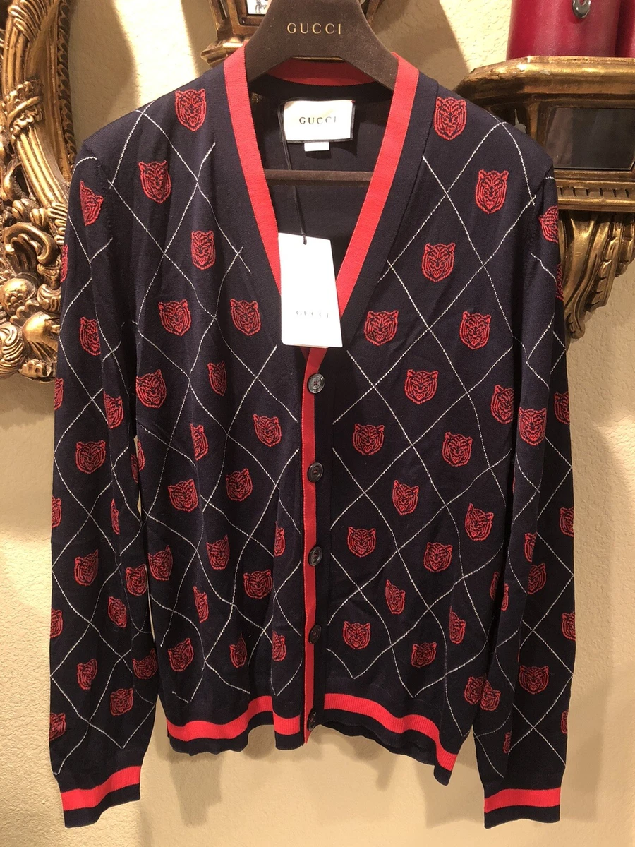 Gucci top web cardigan