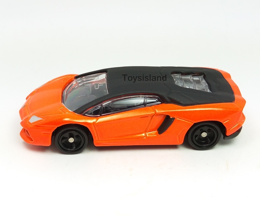 エ*ン様 【業界最安値】アメックス　ノベルティ　ブラック　おもちゃ　ユリースズカ TOMICA 87 LAMBORGHINI AVENTADOR LP 700-4 1/68 TOMY ORANGE / BLACK