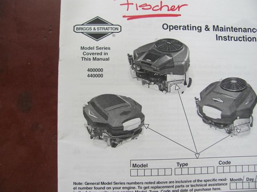 Motores Briggs and Stratton modelos 400000 y 440000 funcionamiento y pintura. - Imagen 2 de 4