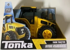 ⚡️Tonka Steel Classic Farm Tractor 🆕Lightly Distressed Box⚠️