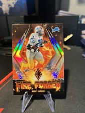 2021 Phoenix Football Barry Sanders Fire Forged Silver Prizm - Detroit Lions