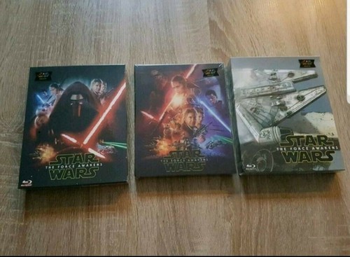 One Klick Star Wars The Force Awakens Novamedia Blu Ray Steelbooks,Neu OVP