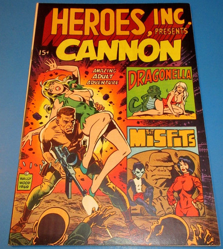69' HEROES INC Wally Wood & Steve Ditko CANNON #1 Dragonella 1 pc case fresh