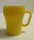 Vintage FIRE KING Yellow Anchor Hocking Oven Proof Soda Fountain Mug 4" D Handle