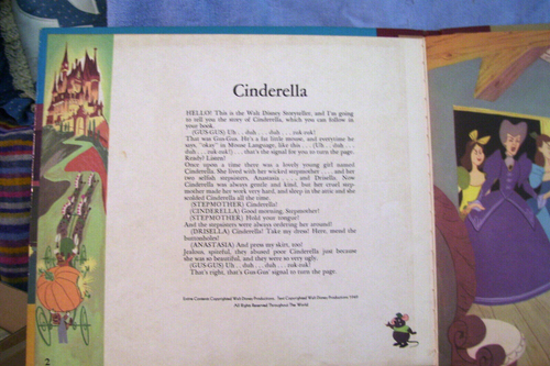 Vintage 1949 Walt Disney's Cinderella Little Nipper Story Book Album - Picture 5 of 9
