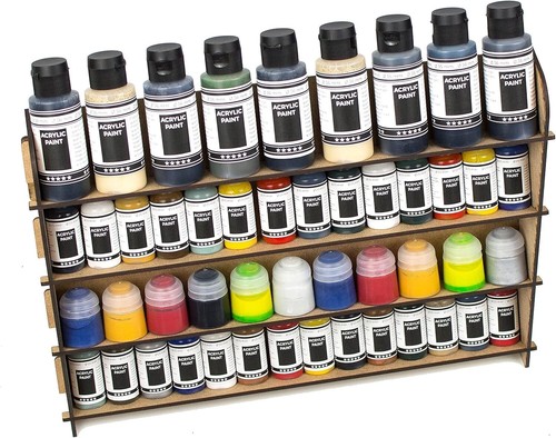 Paint Rack for Model Paints. Hobby Craft Citadel Vallejo Tamiya Army Wa - Picture 9 of 9