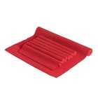 7pc Cotton Fabric Placemats & Table Runner Set Long Kitchen Party Red