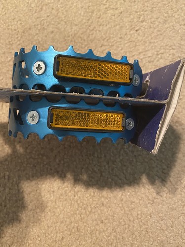 1/2” VP VICTOR BLUE PEDALS OLD SCHOOL BMX - Picture 4 of 10