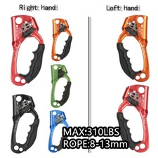 Hand Ascender Rock Climbing Tree Arborist Rappelling Gear Rope For 8 13mm