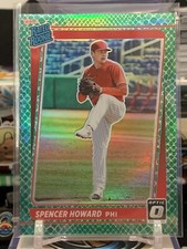 2021 Donruss Optic Choice Baseball Spencer Howard Green Dragon #/88 TZ 1I