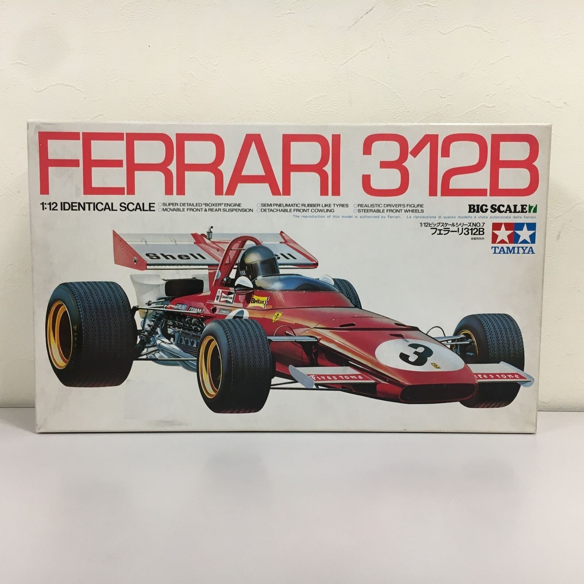 TAMIYA 1/12 FERRARI 312B BIG SCALE SERIES Model Car NO.7 TAMIYA 1/12 FERRARI 312B BIG SCALE SERIES Model Car NO.7