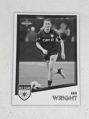 2023 Parkside NWSL V1 | #173 Arin Wright Chicago Red Stars | Black & White Fresh
