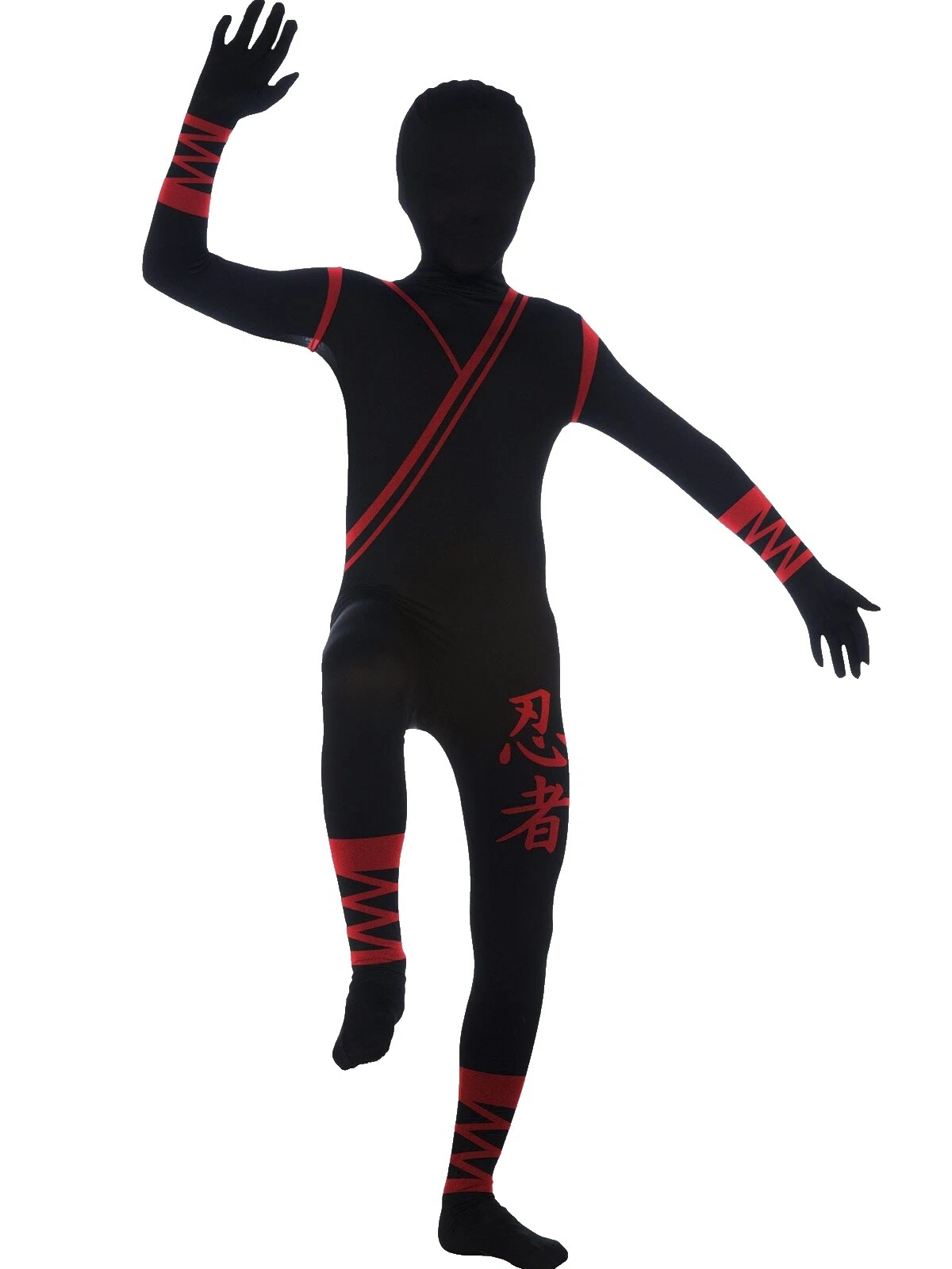 Traje de poliéster Ninja Disfraces Unisex