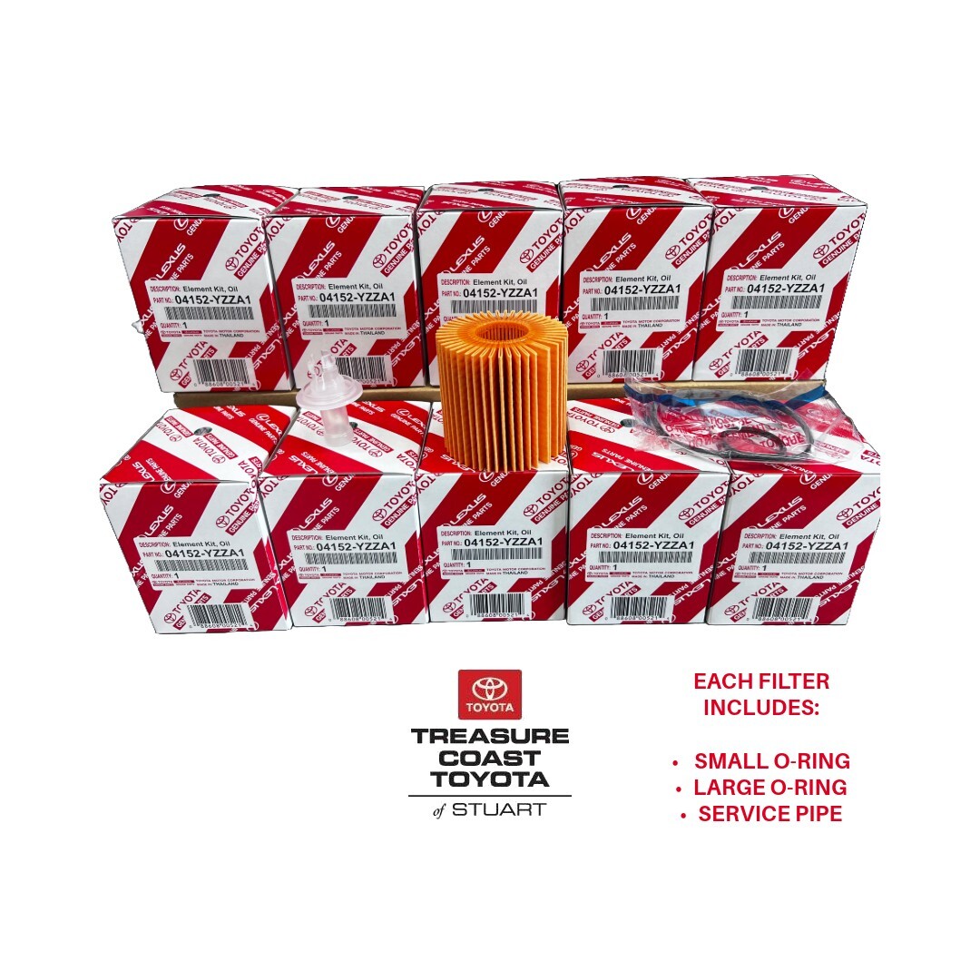 04152-YZZA1 GENUINE TOYOTA LEXUS SCION OIL FILTER SET OF 10 W/10 - Foto 10